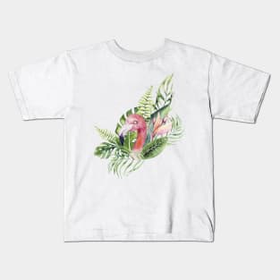 Flamingo Paradise Kids T-Shirt